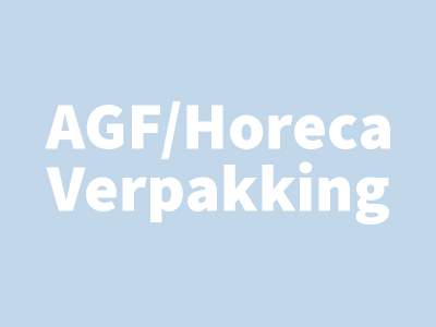 AGF/Horeca Verpakking AGF/Horeca Verpakking